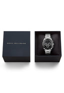 DW Iconic Chrono herreklokke med stållenke (42mm)