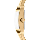 DKNY City Bangle dameklokke i gullfarget stål (22x30mm)
