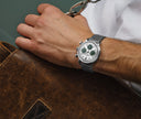RW Millesime Automatic Chrono herreklokke med grå rem (39mm)