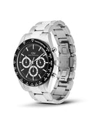 DW Iconic Chrono herreklokke med stållenke (42mm)