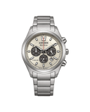 Citizen Eco-Drive Super Titanium Chrono herreklokke med sølv skive (40 mm)