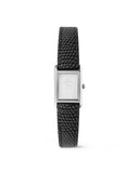 DW Bound Mini dameklokke med sort rem (17x25,9mm)
