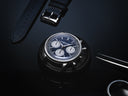 RW Millesime Automatic Chrono herreklokke med blå rem (39mm)