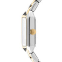 DKNY Signature dameklokke i tofarget stål (18x27mm)