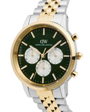 DW Iconic Chronograf herreklokke i tofarget stål (42mm)