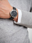 Gant Prestige 316 herreklokke med sort rem (41mm)