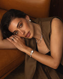 Mockberg Belle Oval Petite Bangle Watch dameklokke i stål (large)