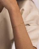 Mockberg Sweetheart Gold Bracelet armbånd i gullfarget stål (medium)