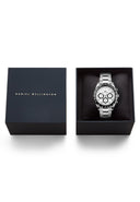 DW Iconic Chrono herreklokke med stållenke (42mm)