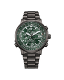 Citizen Radiokontrollert Kronograf herreklokke i stål (41mm)