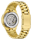 Citizen Tsuyosa Shore Automatic herreklokke i gullfarget stål (40 mm)