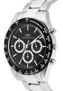 DW Iconic Chrono herreklokke med stållenke (42mm)